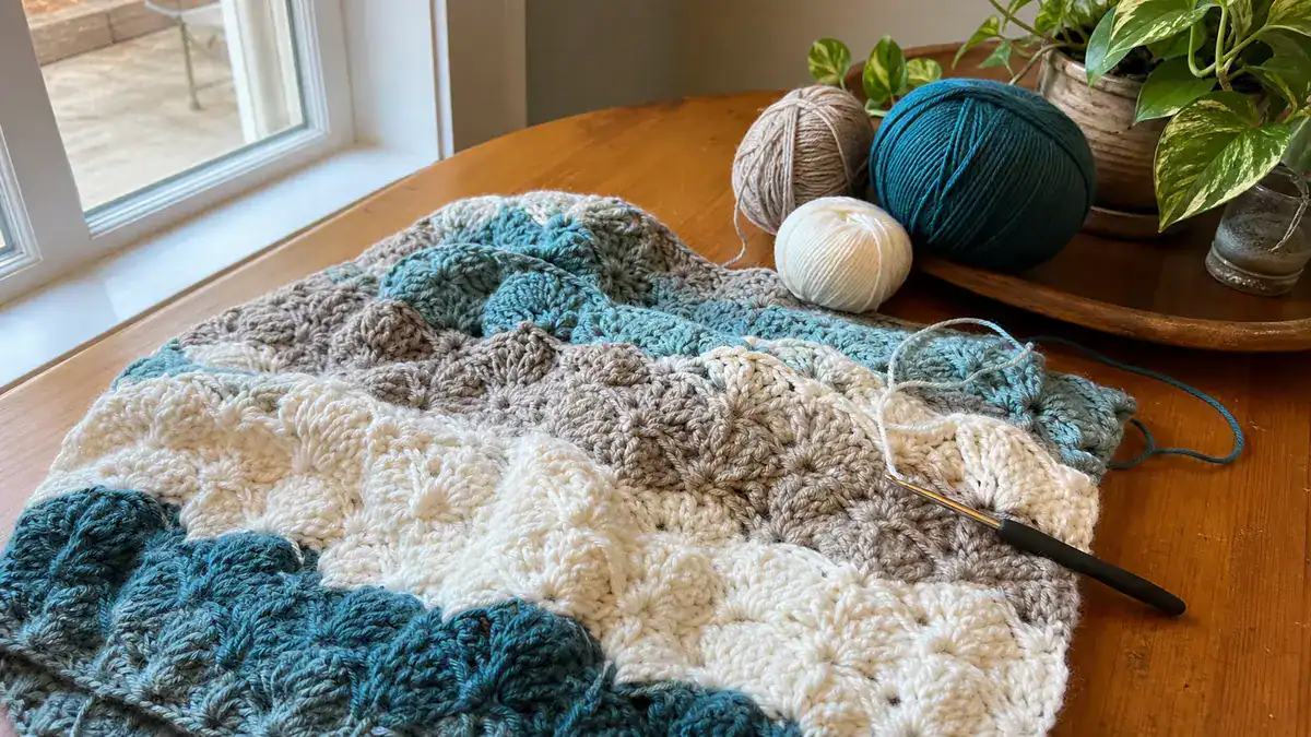 Interview with Simply Sweet Crochet Author Cony Larsen, handmade crochet project