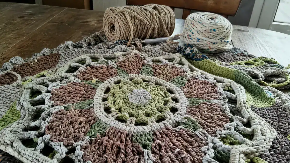 Barbara De Pirro: Crochet Art From Reclaimed Materials, handmade crochet project