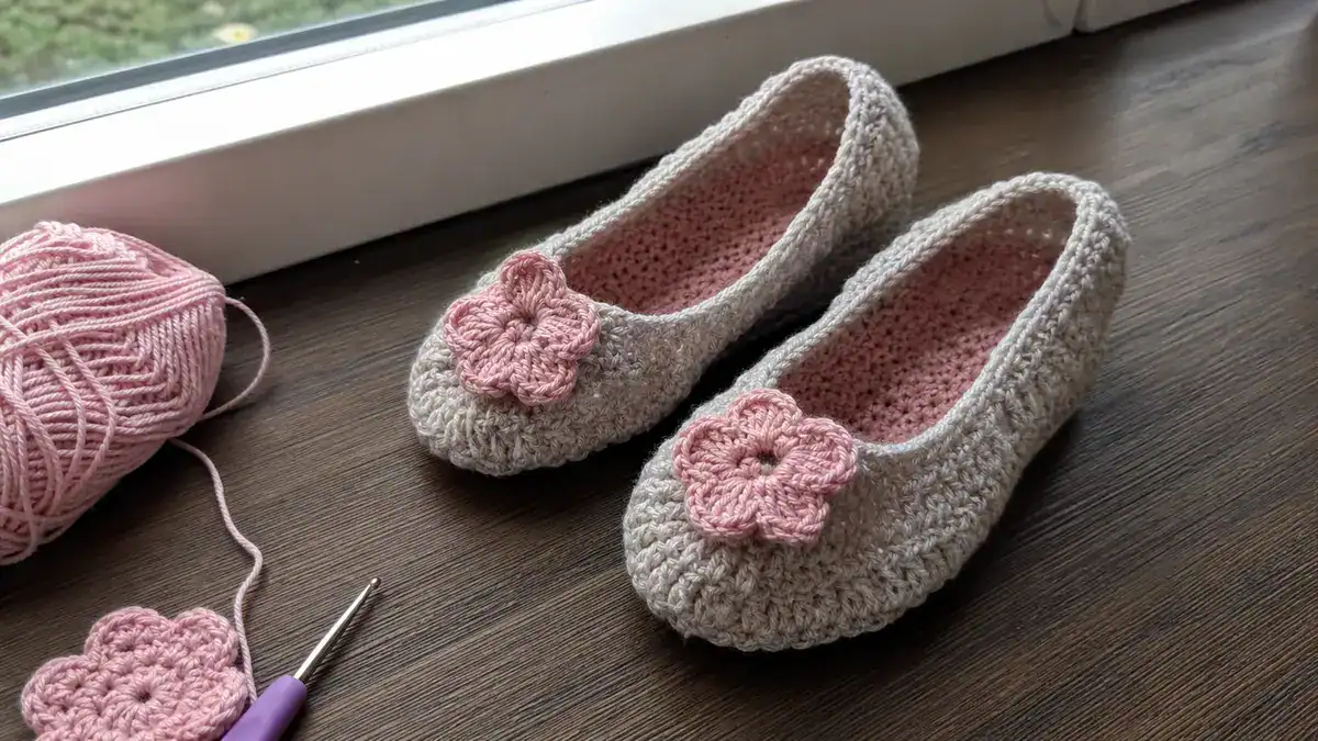 Beautiful Crochet Shoes, handmade crochet project