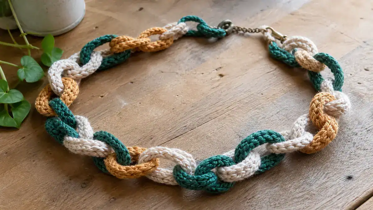 10 Chain Link Crochet Necklaces That Are Unique and Fun, handmade crochet project