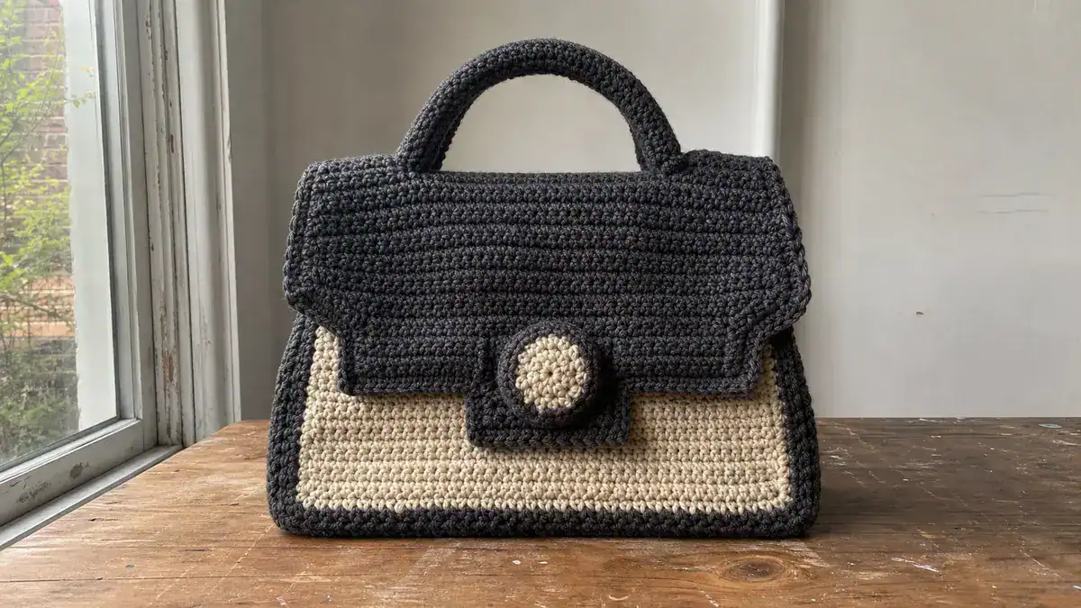 Artist Stephanie Syjuco of The Counterfeit Crochet Project, handmade crochet project