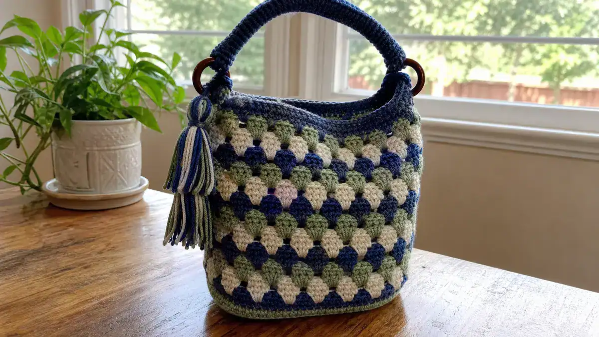 20 Years of Crochet in The Sak Store, handmade crochet project
