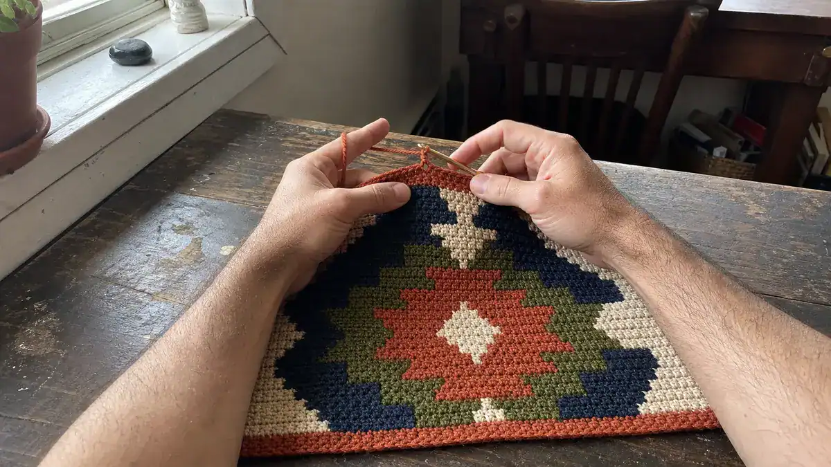 20 Male Crochet Designers and Artists To Check Out Today, handmade crochet project
