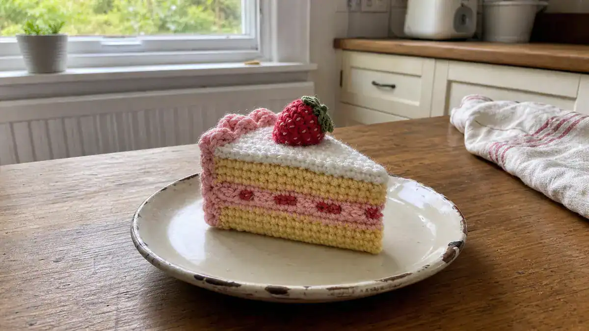 Comfort Food Crochet Artist Kate Jenkins, handmade crochet project