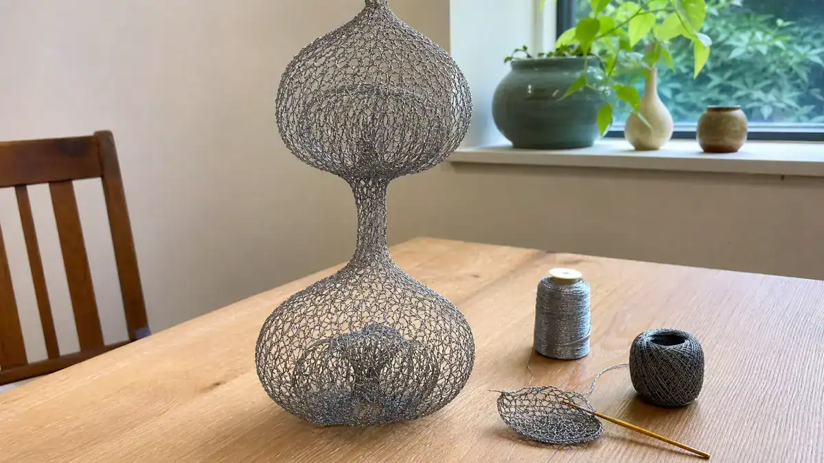 Crochet Wire Sculptor Ruth Asawa: Artistry and Activism, handmade crochet project