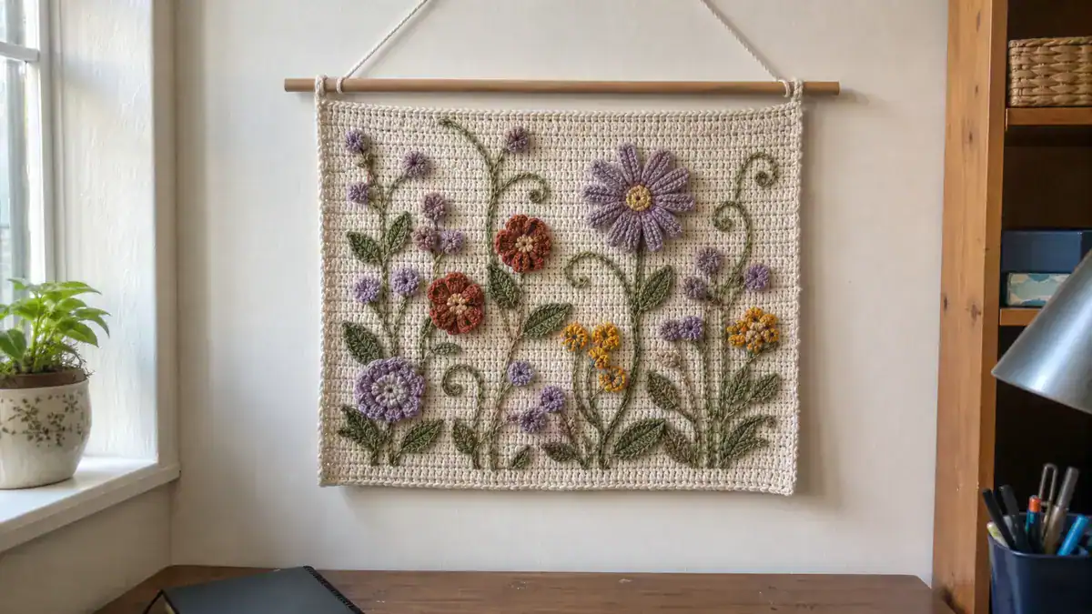 Inspiring Crochet Gardens: Projects and Ideas for the Home, handmade crochet project