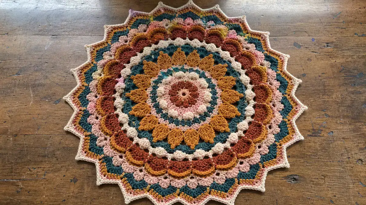 10 Amazing Mandala Crochet Creations, handmade crochet project