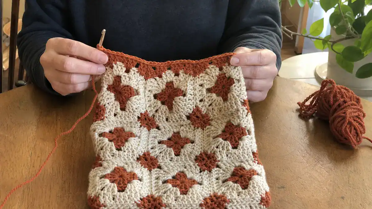 A Crochet Interview with Myself, handmade crochet project