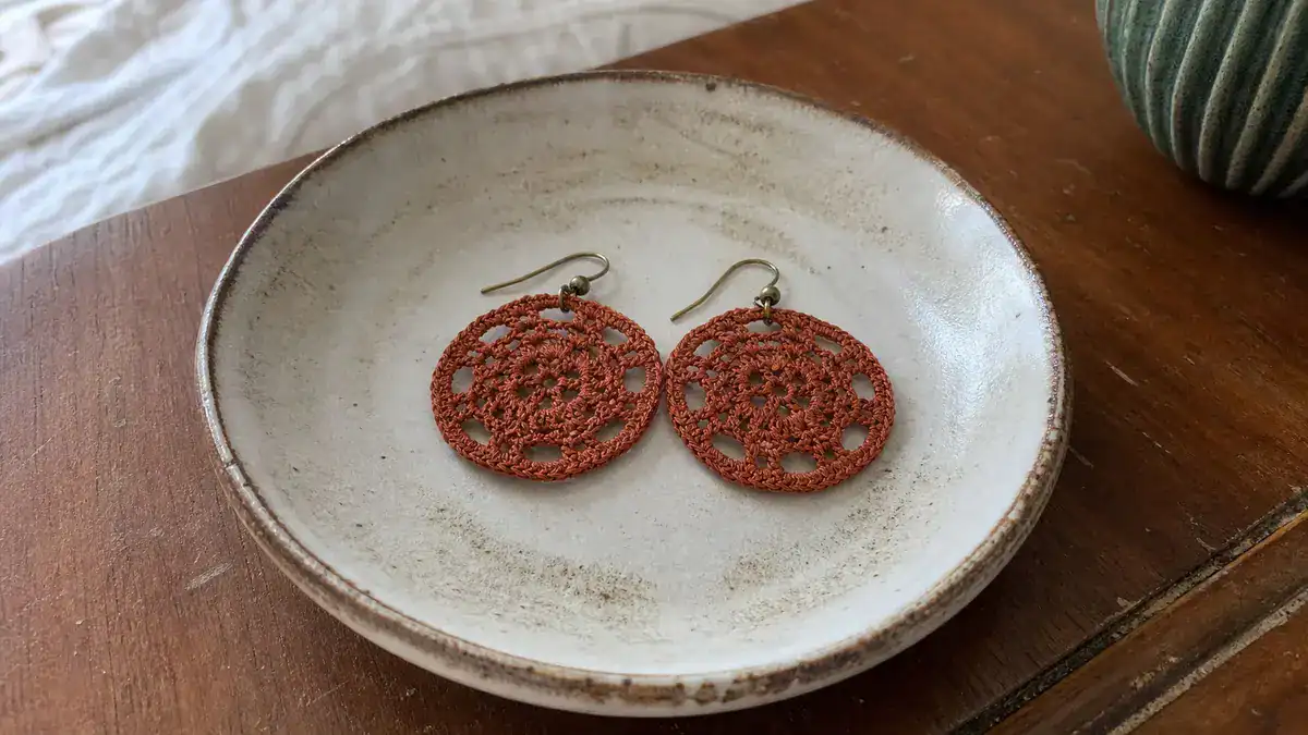 Crochet on Etsy: Earrings, handmade crochet project