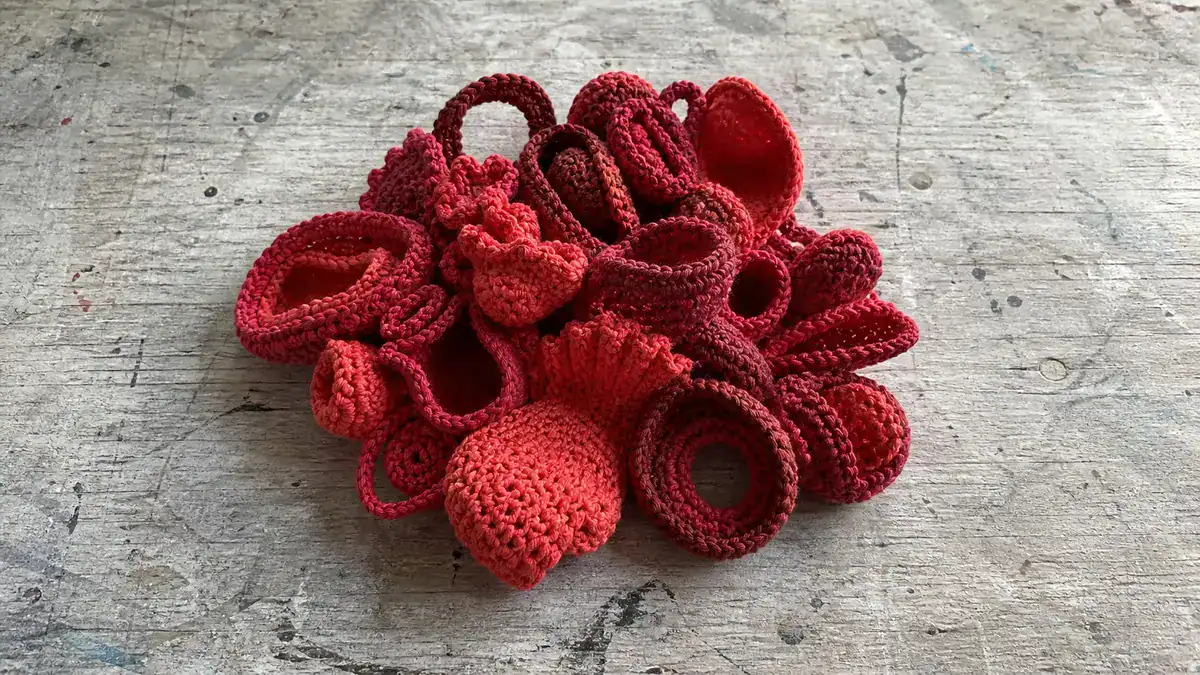 Freeform Crochet Artist Emily Barletta: A Closer Look, handmade crochet project