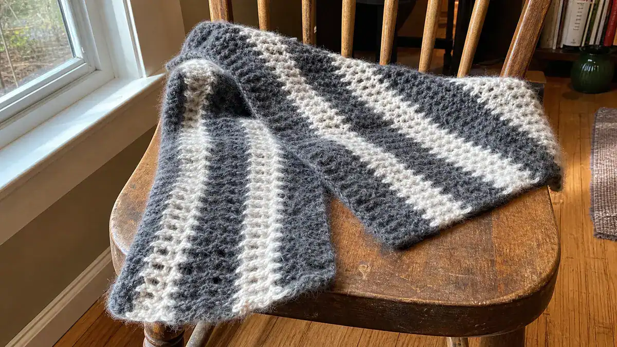 My Crochet: Treble Crochet Scarf, handmade crochet project