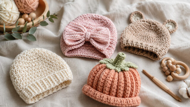 30 Baby Hat Crochet Patterns for Sweet Handmade Gifts and Everyday Warmth
