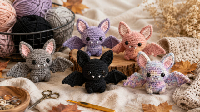 30 Bat Crochet Patterns for Halloween Decor, Gifts, and Spooky-Cute Amigurumi