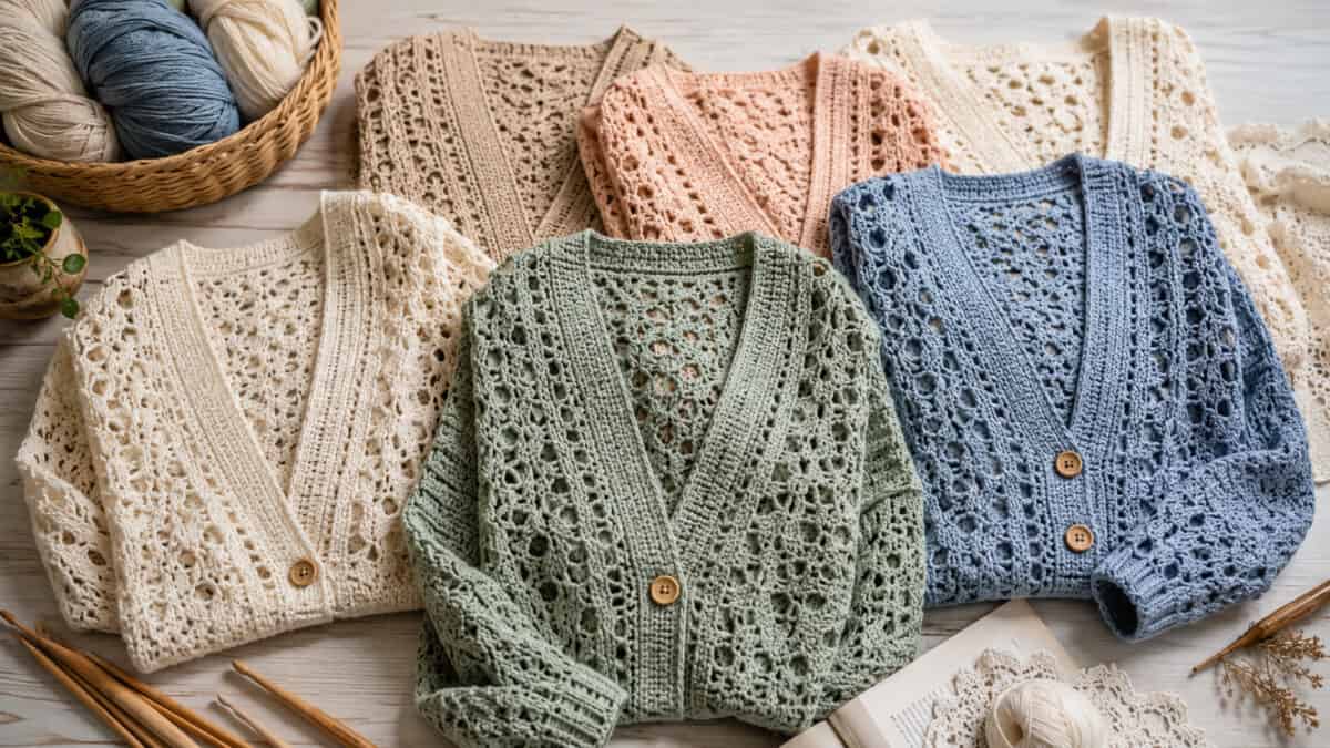 30 Cardigan Crochet Patterns for Easy Layering, Color, and Cozy Handmade Style