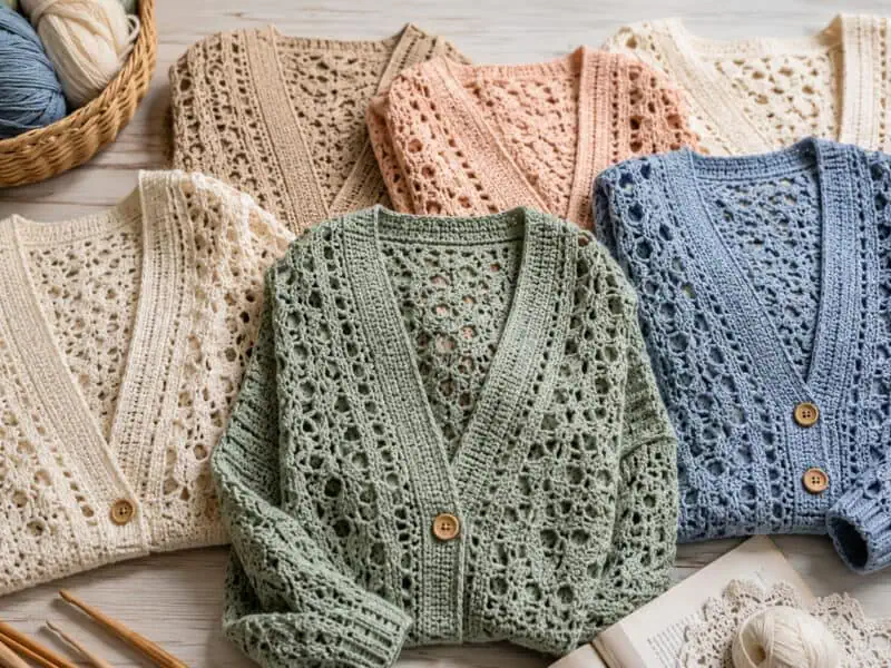 30 Cardigan Crochet Patterns for Easy Layering, Color, and Cozy Handmade Style