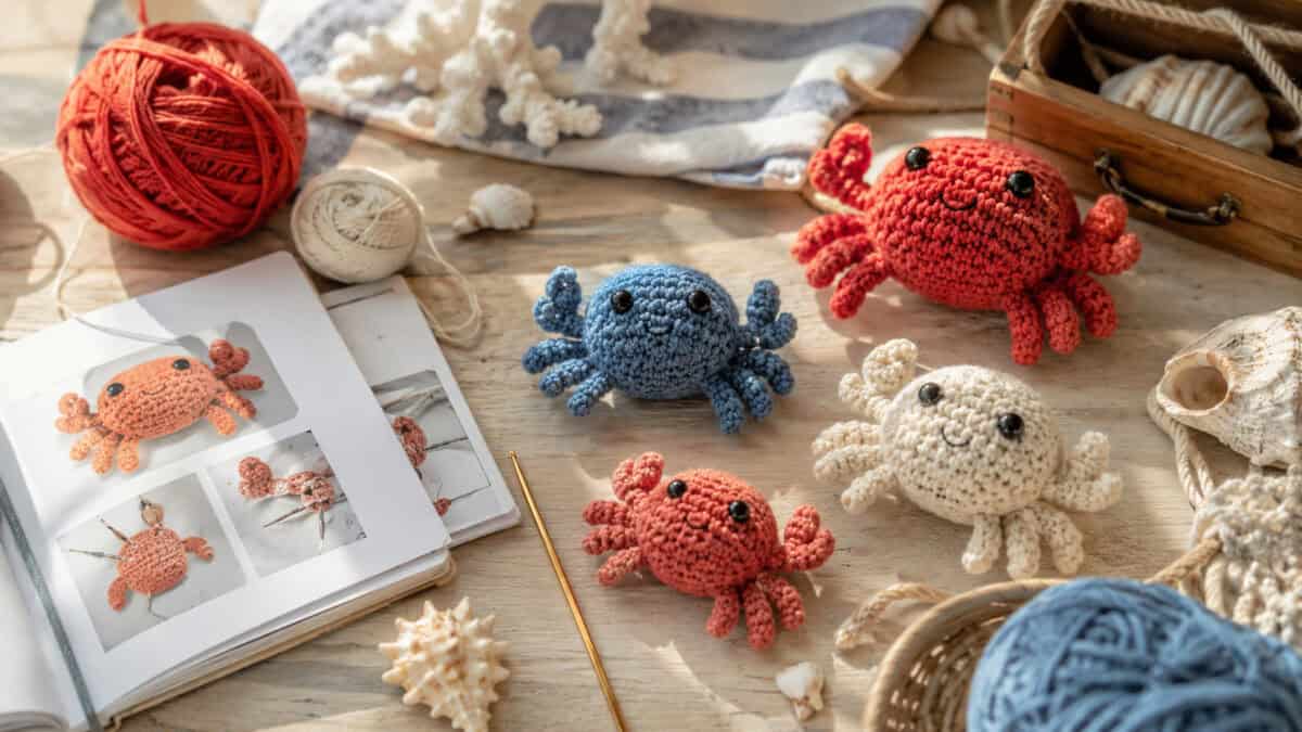 30 Crab Crochet Patterns for Cute Sea-Themed Makes You’ll Love Hooking