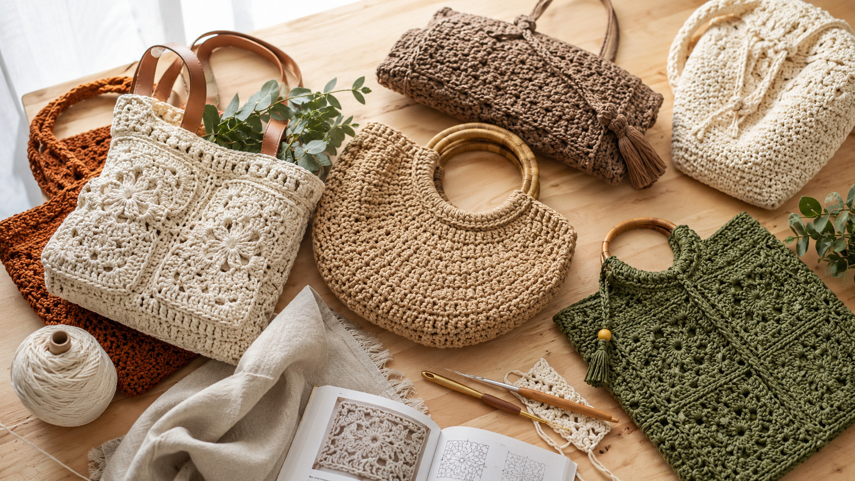 30 Crochet Purses and Bags To Make at Home: Fresh Patterns for Everyday Carryalls