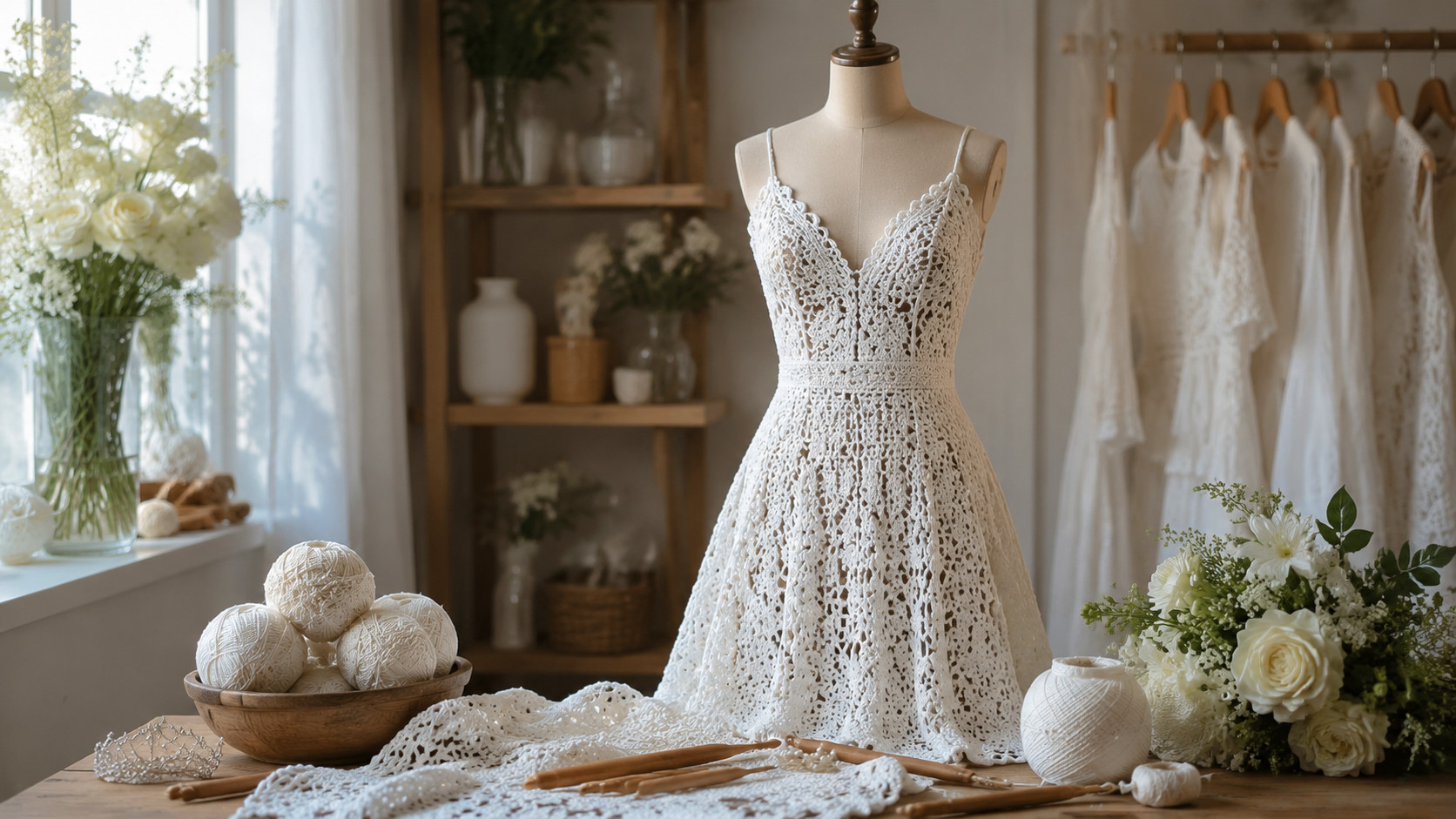 30 Crochet Wedding Dresses for a Handmade Bridal Look