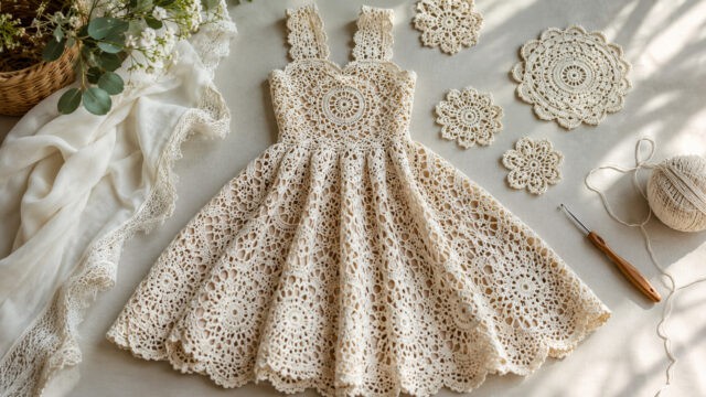 30 Doily Dress Crochet Patterns for Charming Wearables and Vintage Lace Ideas