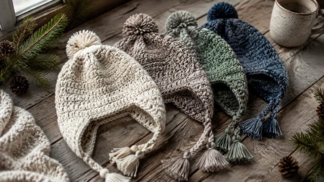 30 Ear Flap Hat Crochet Patterns for Cozy Winter Wear, Gifts, and Playful Style