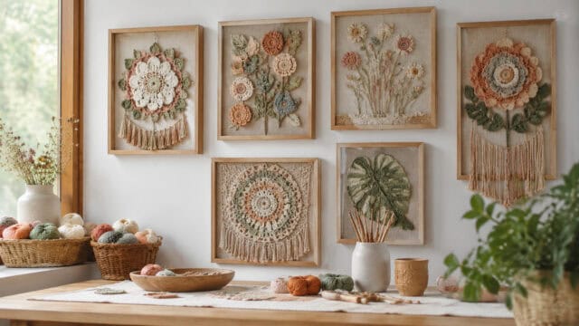 30 Framed Crochet Wall Art Patterns for Stylish, Handmade Decor