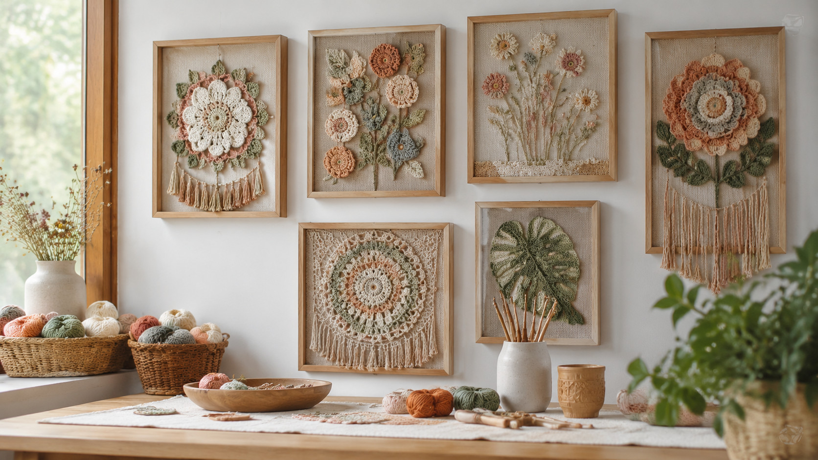 30 Framed Crochet Wall Art Patterns for Stylish, Handmade Decor