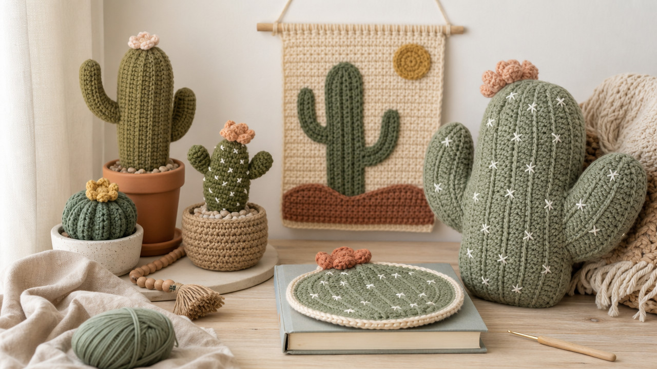 30 Free and Paid Crochet Cactus Patterns You’ll Want To Try