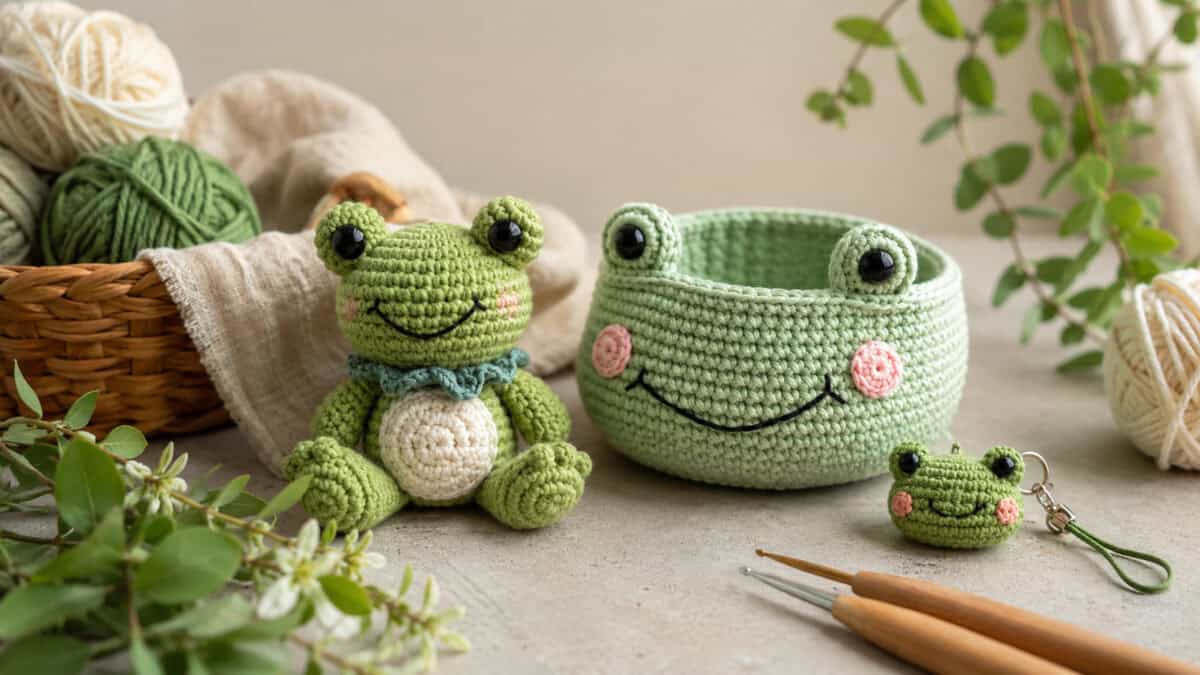 30 Frog Crochet Patterns for Amigurumi, Bags, Decor, and Gifts