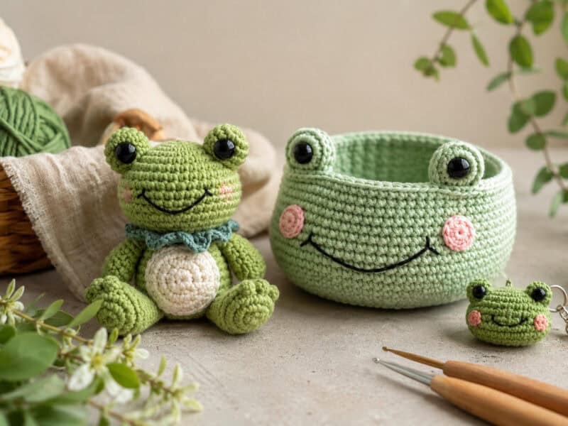 30 Frog Crochet Patterns for Amigurumi, Bags, Decor, and Gifts