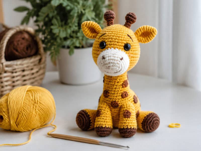 30 Giraffe Crochet Patterns for Amigurumi, Hats, Appliques, and Plush Designs