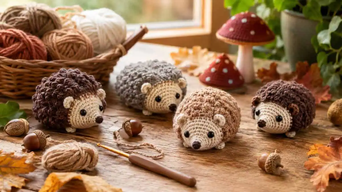 30 Hedgehog Crochet Patterns for Cute Woodland Amigurumi Gifts