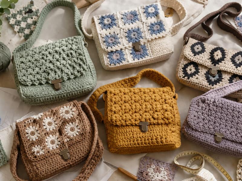 30 Messenger Bag Crochet Patterns for Stylish Crossbody Makes