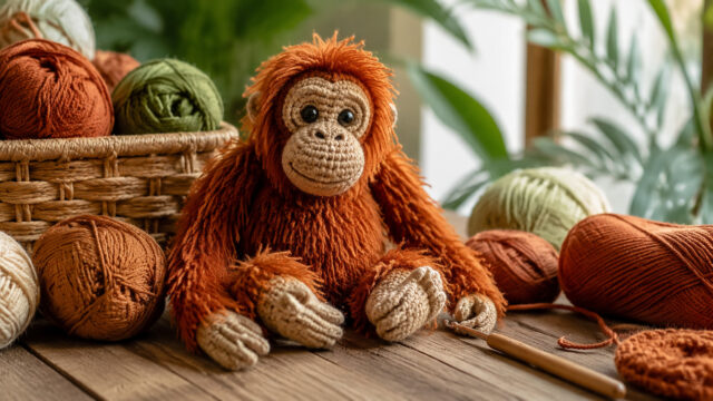 30 Orangutan Crochet Patterns for Endangered Animal Amigurumi