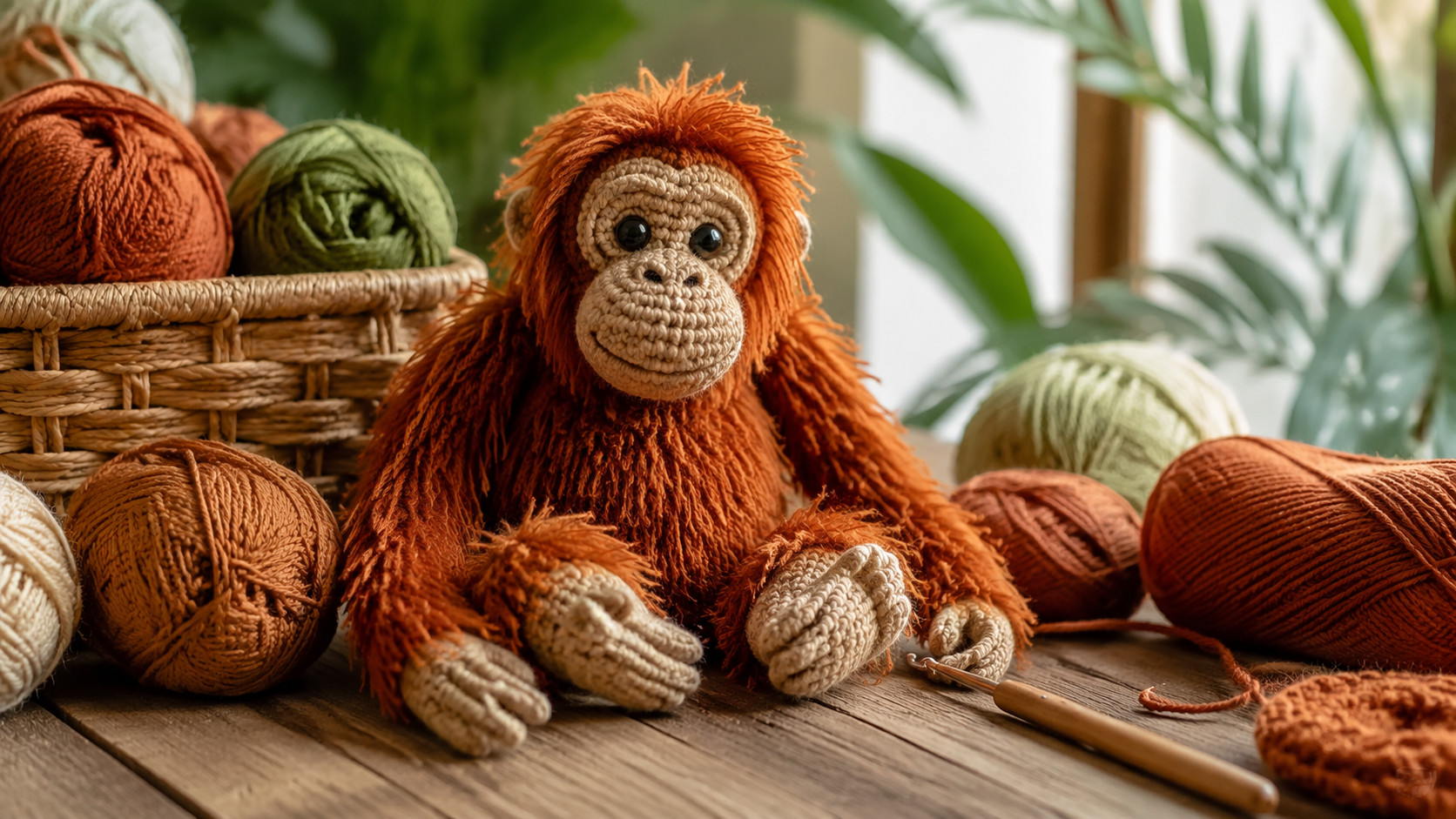 30 Orangutan Crochet Patterns for Endangered Animal Amigurumi