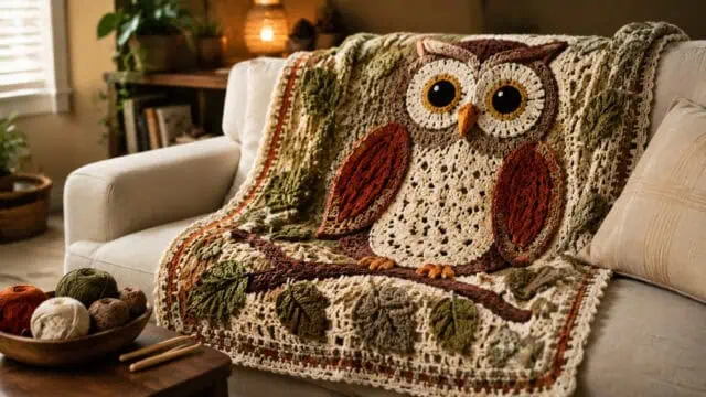 30 Owl Blanket Crochet Patterns for Cozy Gifting and Woodland Charm