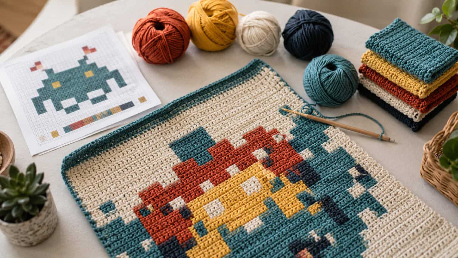25 Pixel Crochet Patterns: Transform Your Hobby into Pixel Art Masterpieces