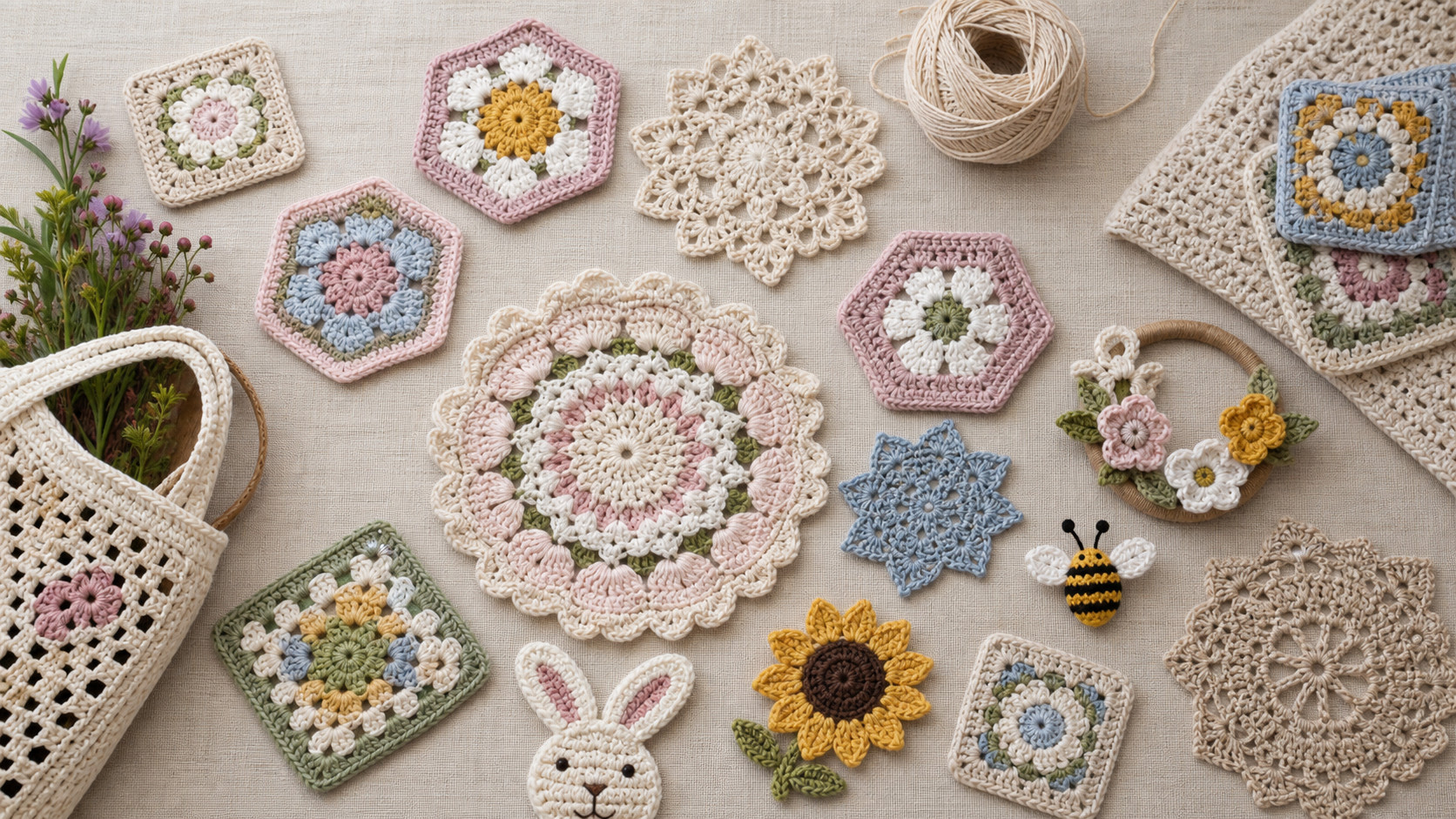 30 Popular Crochet Motif Patterns You’re Sure to Love