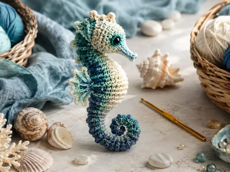 30 Seahorse Crochet Patterns to Make for Ocean-Inspired Gifts, Nursery Decor, and...
