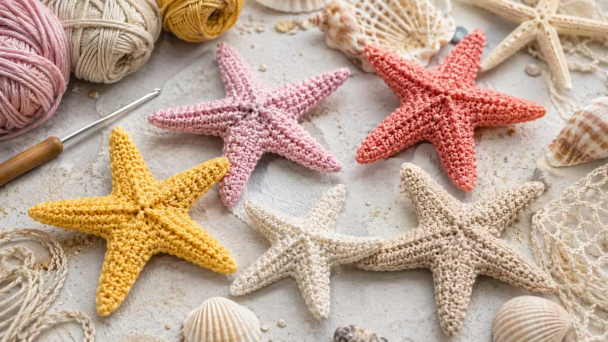 30 Starfish Crochet Patterns for Sea-Inspired Amigurumi, Plush, and Decor