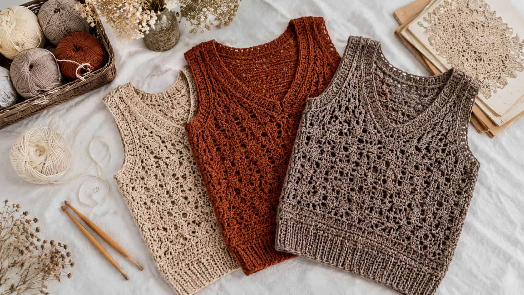 30 Sweater Vest Crochet Patterns for Easy Layering and Handmade Wardrobes