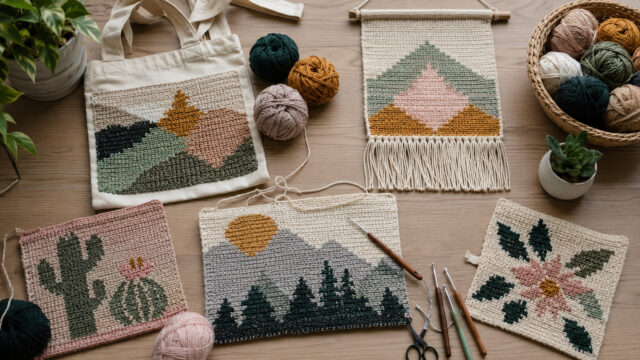 30 Tapestry Crochet Patterns: Our Favorite Wall Art, Bags, and Gifts