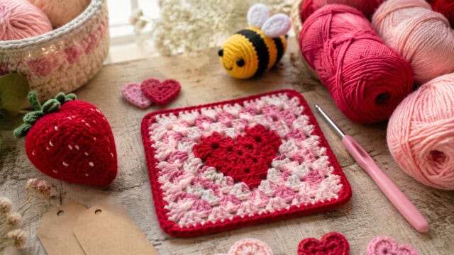 30 Valentine Crochet Patterns to Make for Gifts, Decor, and Cozy Seasonal Touches