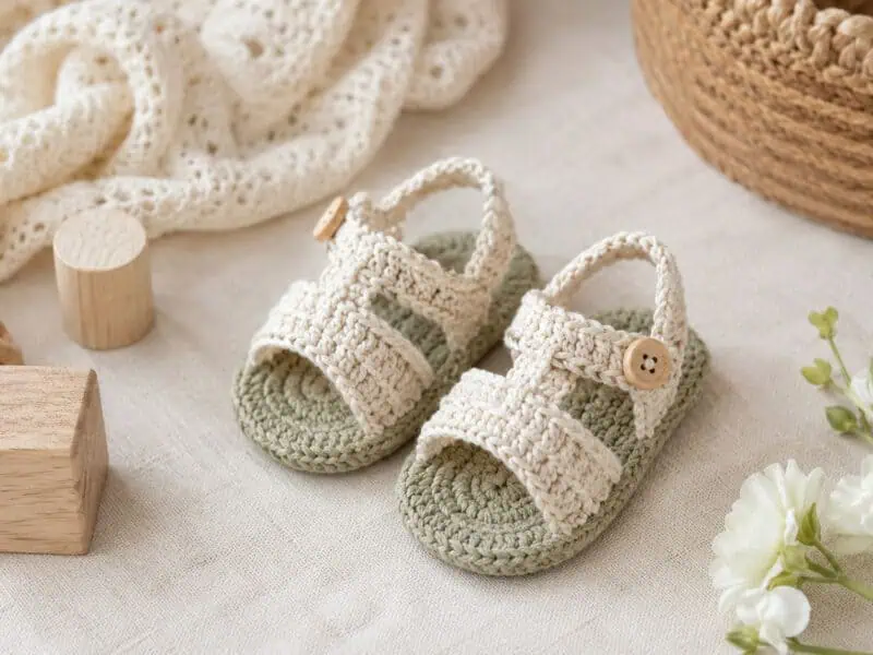 30 Baby Sandal Crochet Patterns for Sweet Summer Shoes, Gifts, and Keepsake Photos