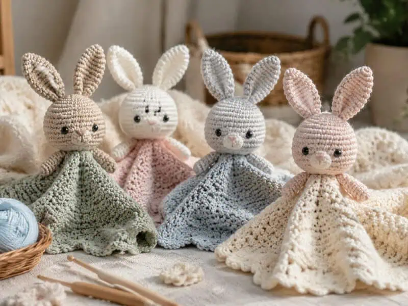 30 Bunny Lovey Crochet Patterns for Sweet Baby Gifts and Nursery Keepsakes