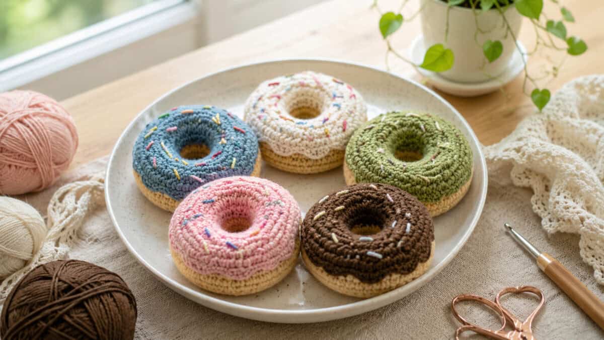 30 Donut Crochet Patterns for Sweet Amigurumi, Plushies, and Giftable Treats