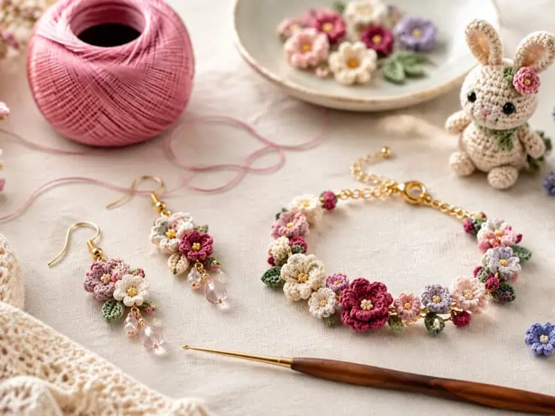 30 Micro Crochet Patterns for Tiny Gifts, Jewelry, and Miniature Keepsakes