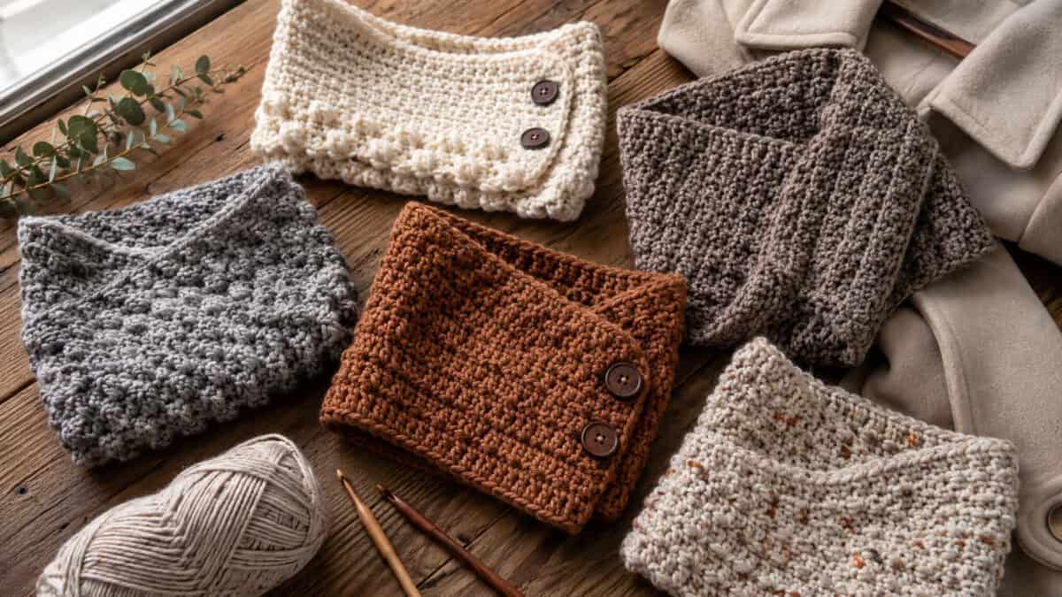 30 Neck Warmer Crochet Patterns for Cozy, Wearable Layers