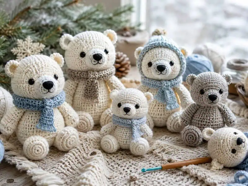 30 Polar Bear Crochet Patterns to Make Adorable Winter Keepsakes