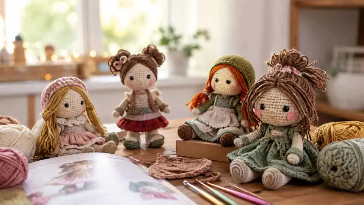 30 Rag Doll Crochet Patterns to Make Adorable Handmade Gifts and Keepsakes