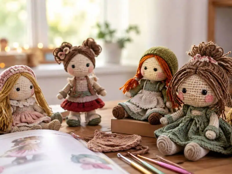 30 Rag Doll Crochet Patterns to Make Adorable Handmade Gifts and Keepsakes